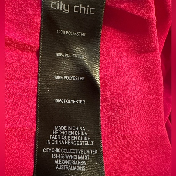 City Chic wrap mini dress plus size XXS/12 - Picture 7 of 8